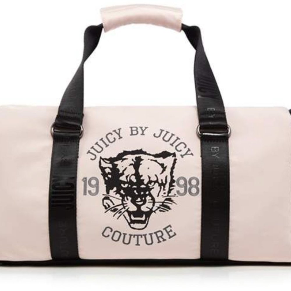 Juicy Couture | Satin Feel Light Ballet Pink Duffle Gym Weekender